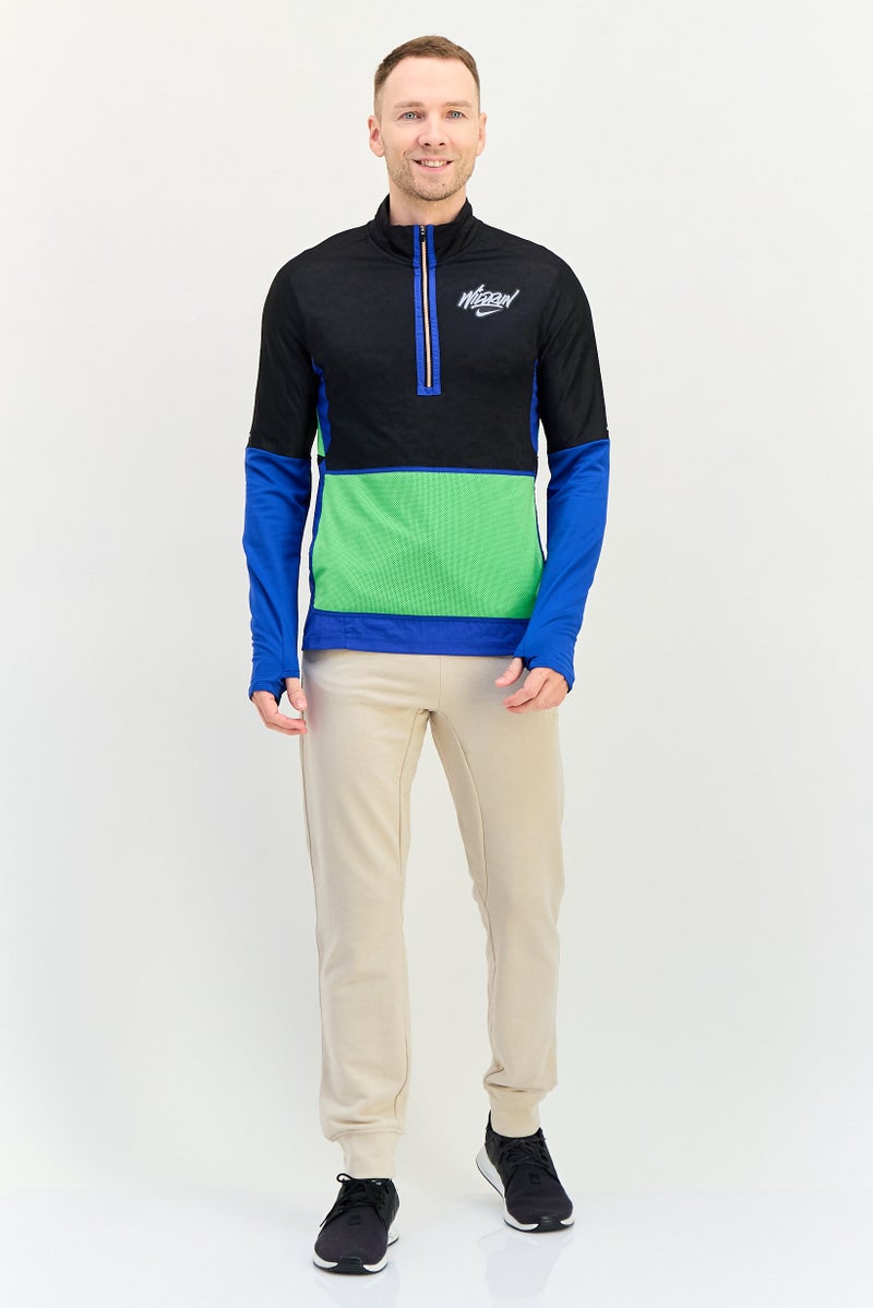 Nike سويت شيرت رياضي للرجال بأكمام طويلة مع شعار العلامة التجارية، متعدد الألوان - Image 2